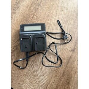 Watson Duo LCD Charger For Canon LP-E6 Batteries Charging Unit Only Tested Works